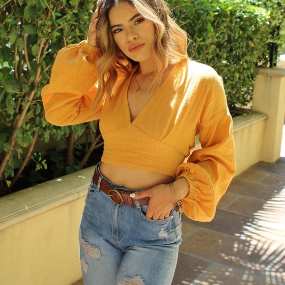 Rust Crop Top - Picture 2 of 3